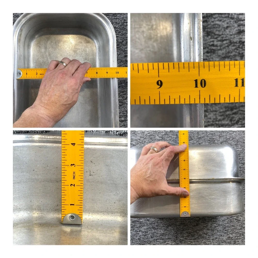 Vintage Kitchen Craft Aluminum Roast Oven Roaster 1940s 1950s USA 18.75 Inch